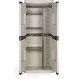 Kunststoff-Putzmittelschrank EVO, Reinigung, 4 Böden, 700 x 470 x 1780 mm