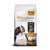 Applaws Adult Small & Medium Breed Huhn & Lamm 7,5 kg