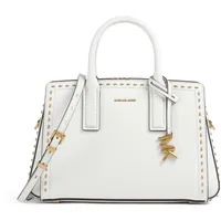 Michael Kors Laila Small Henkeltasche Leder White