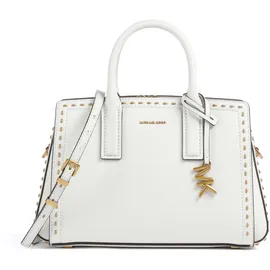 Michael Kors Laila Small Henkeltasche Leder White