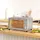 Homcom Minibackofen 9L Mini Ofen mit Backblech, Grillrost, 100 °C-230 °C, mit einstellbar Temperatur und Garzeit, 60 Min. Timer, 750W, Edelstahl,