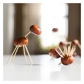 Relaxdays Zahnstocher 8000er Set Holz