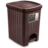 stefanplast Abfalleimer 20 l Braun