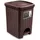 stefanplast Abfalleimer 20 l Braun