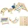 aiyaplay Kletterdreieck 5 in 1 Set mit Rutsche Mehrfarbig