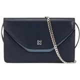 Dudu Umhängetasche Leder 19 cm blau