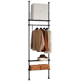 SoBuy KLS07-SCH Kleiderständer 100x40x180 schwarz
