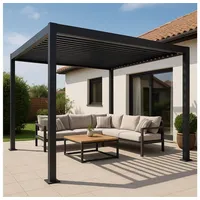 Green Spirit Lamellendach Pergola Mirador Classic 3x4 - Anthrazit,