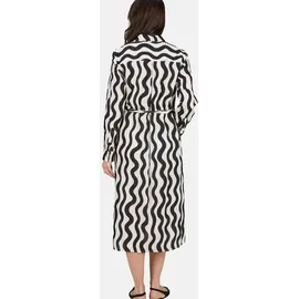 White Label Maxikleid Schwarz/Weiß 42