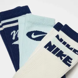 Nike 3 PACK - Everyday Plus Crew Socks Unisex Socken multicolor Größe 42-46 Bekleidung