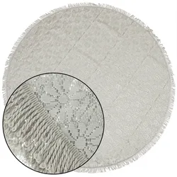 Unique Living  Tischdecke foam Unique Outdoor 160cm rund Pebble