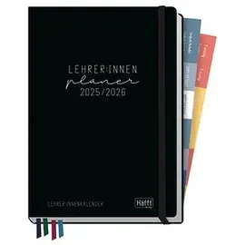 häfft® verlag Lehrerkalender August 2025 - Juli 2026 Schwarz