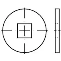 Industrial Quality Supplies DIN 440 Scheibe für Holzbau, ST
