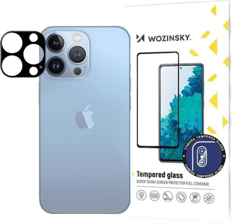 Wozinsky Vollkamera-Glas 9H gehärtetes Glas für die iPhone 16 Pro Kamera
