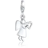Elli Charm Schutzengel Herz Silber 925