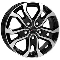 Autec Kiso 6,5 x 16 5 x 112 ET52 Schwarz poliert