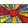 Wash+Dry Pop Art Heart 40 x 60 cm Rot