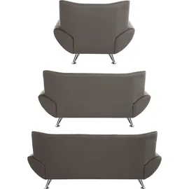 Home Affaire Polstergarnitur HOME AFFAIRE "Saltare elegant & komfortabel,, 3-2-1, bequem, Designfuß", grau, H:78cm T:82cm, Sitzmöbel-Sets