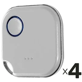 Shelly Bluetooth Schalter u. Dimmer, Blue Button1, Plug&Play, grau, 4er Set