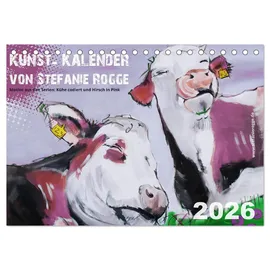 Calvendo Kunst-Kalender von Stefanie Rogge (Tischkalender 2026 DIN A5 quer), CALVENDO Monatskalender: