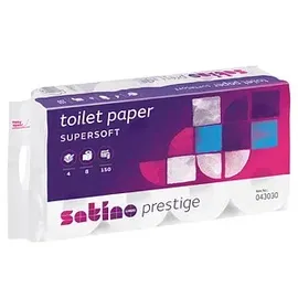 Satino by wepa Toilettenpapier prestige 4-lagig, 72 Rollen