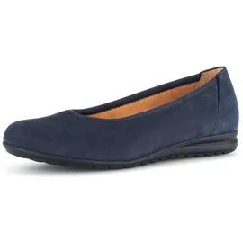 Gabor "Sportliche Ballerina", Damen, Gr. 38.5 blau, Schuhe Ballerina