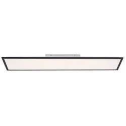 Deckenleuchte Flat in Schwarz max. 37 Watt Deckenlampe