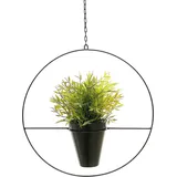 DanDiBo Ambiente Blumenampel Ø 40 x 40 cm Schwarz