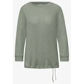STREET ONE Shirt in Unifarbe - Grün