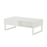 Möbel Kraft Couchtisch Foresto ¦ weiß ¦ Maße (cm): B: 63 H: 38,4