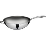 kela Wok Flavoria, 32 cm, 5 L, Edelstahl 18/10, Allherdboden, hitzebeständig bis 220° C, 10193, Silber Glänzend