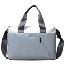 7clouds Laptop Umhängetasche Erkan 7.1, in grey-off white | Gr.: onesize