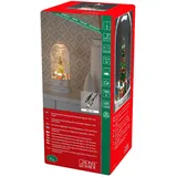 Konstsmide LED Wasserlaterne Deutscher Weihnachtsmarkt Weiß