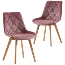 B&D home TANIA 2er Set, Rosa - 2 Jahre Gewährleistung - mind. 14 Tage Rückgaberecht - Candy-Colours,Pink/Rosa