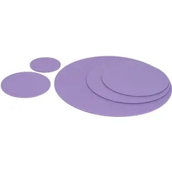 BIASTO - Premium Filz Untersetzer - rund 10cm - Farbe: lavendel (HF034). Design Glas-Untersetzer für Getränke, Tisch, Bar, Tasse, Vase
