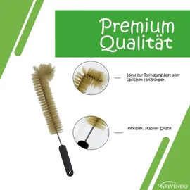 Nölle Profi Brush Heizkörperbürste L-Form 39 cm