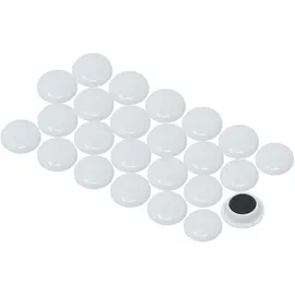 first4magnets Große Weiße Planungsbüro - Magnete Für Kühlschrank, Whiteboard, Notizboard 40mm x 8mm Hoch - 12 Packung von 12