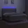 vidaXL Boxspringbett mit Matratze & LED Hellgrau 180x200 cm Stoff