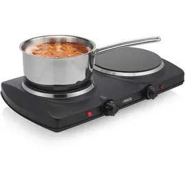 Princess Doppelkochplatte 2-Kochplatten 16/19 cm 800/1200 W schwarz