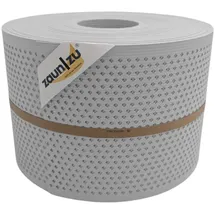 zaunzu® Doppelstabmattenzaun 50 m x 19 cm Lichtgrau/Metall