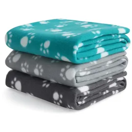 Wometo eco 3er-Set Tierdecke 100% recyc. Material Oeko-Tex®, 70x100