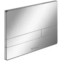 Schell WC-Betätigungsplatte LINEAR ECO verchromt, 2-Mengen Spülung