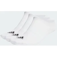 Adidas Thin and Light No-Show Socken, 3 Paar White
