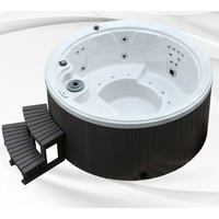 XXL Luxus LED Whirlpool 208x208cm SPA Hot Tub Ozon Outdoor+Indoor 4 Personen NEU