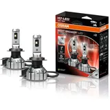 Osram NIGHT BREAKER LED SMART H7; bis zu 330% mehr Helligkeit; 6000K, 12V, LED-Fern- und Abblendlicht mit Straßenzulassung, white