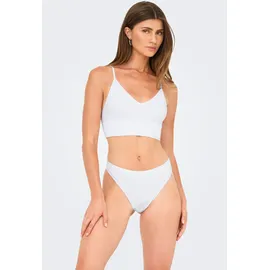 Only ONLVICKY RIB S-L V-NECK 3-PACK TOP NOOS Bustier Weiß S