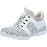 Rieker Slip-Ons Grau/Weiß Damen 37