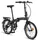 licorne bike gmbh Licorne Bike Phoenix 2D, 20 Zoll Aluminium-Faltrad-Klapprad, Scheibenbremse, Discbremse, V-Bremse Faltfahrrad-Herren-Damen, 7 Gang Kettenschaltung ... - Schwarz
