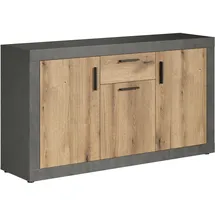 trendteam Salvada 149 x 83 x 40 cm Grau / Eiche