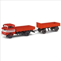 IFA W50 L RTGW Fahrschule FW mit HL 80 Anhänger Bj. 1987 Modell von Espewe 1:87